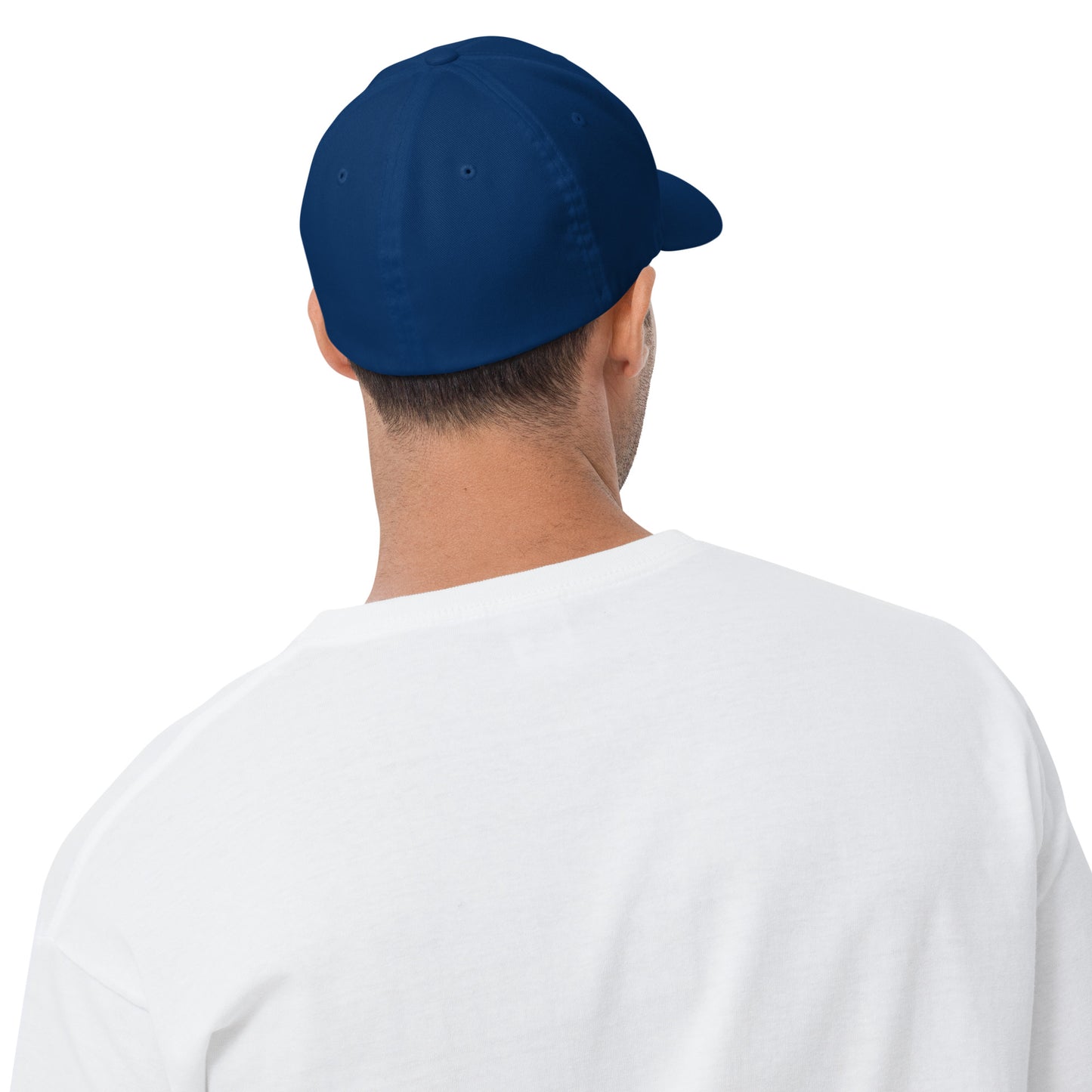 TroutWhistler - Structured Twill Cap | Blue w/ White Logo