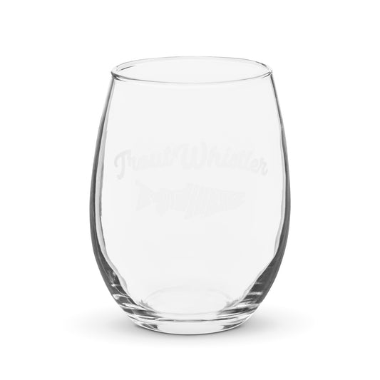 TroutWhistler - Stemless Wine Glass | TroutWhistler Glass
