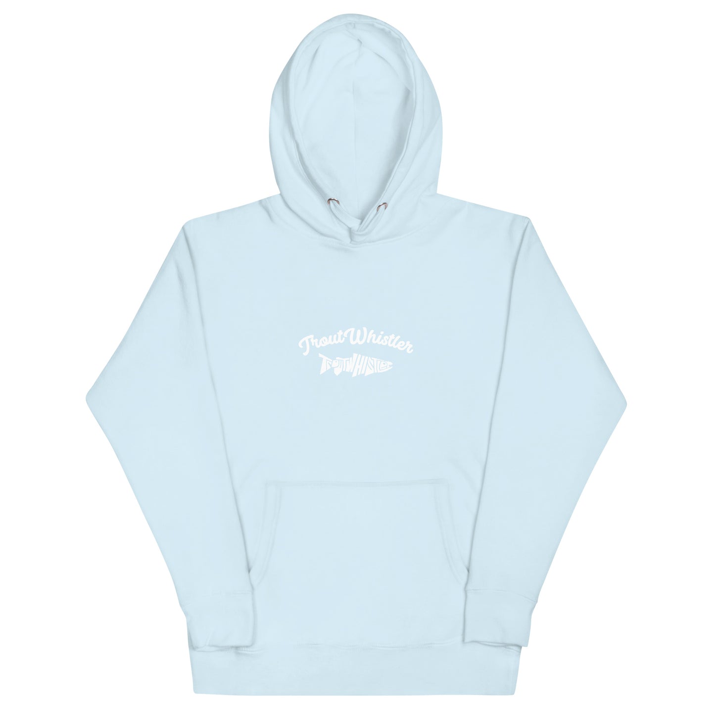 TroutWhistler - Men's Cotton Heritage Hoodies | Black w/ TroutWhistler Logo