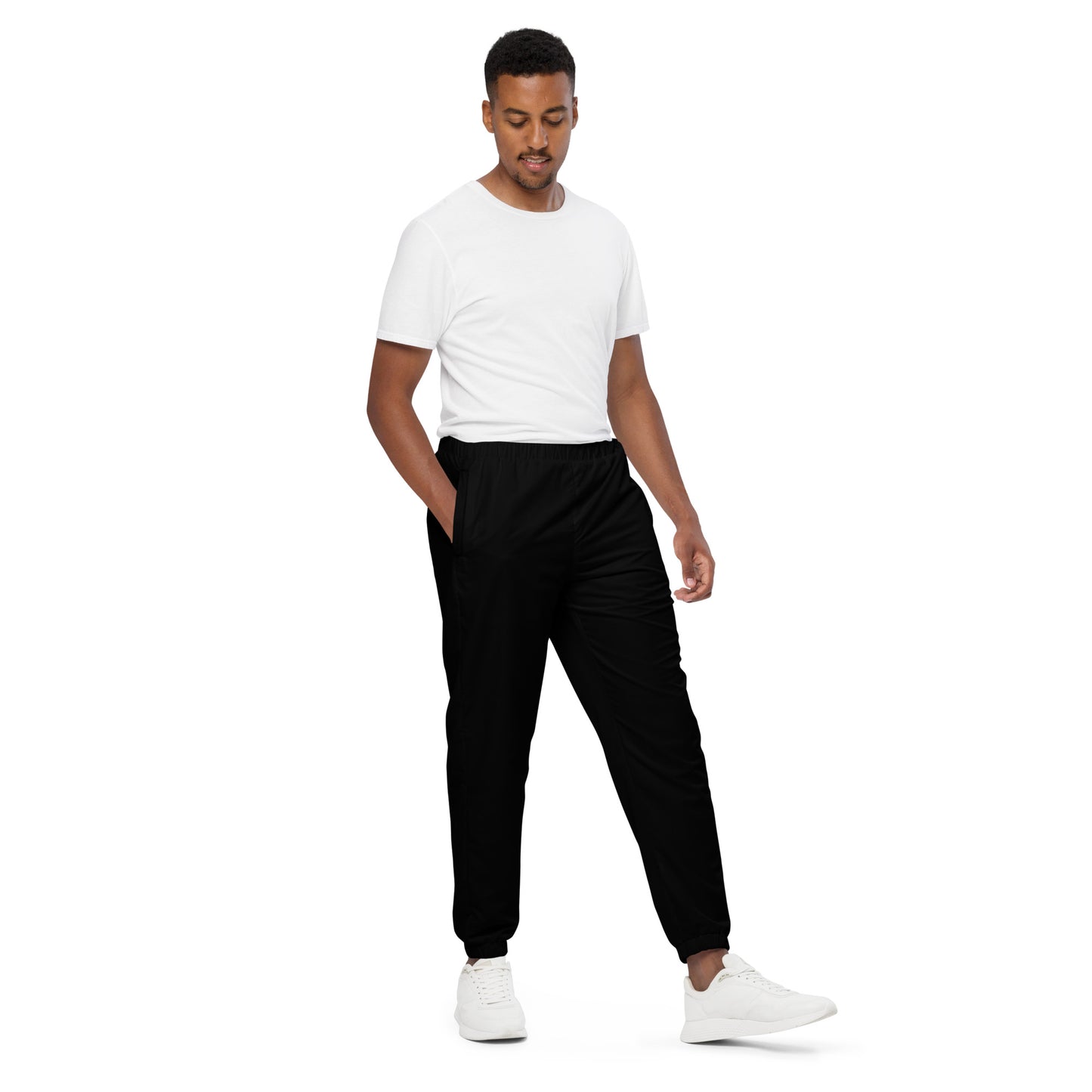 TroutWhistler - Track Pants | Dark w/ White Logo