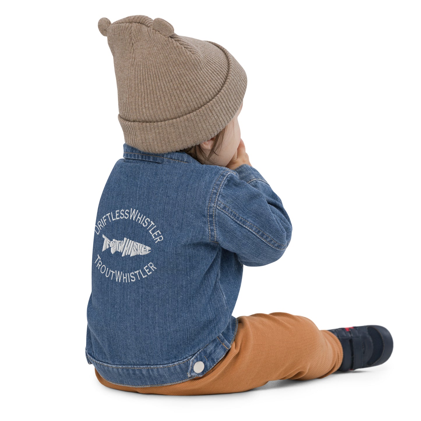 TroutWhistler - Baby Organic Jacket | w/ White Logo