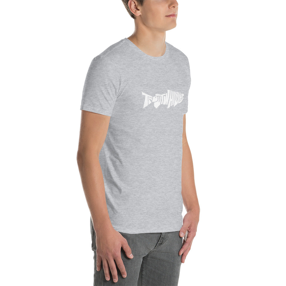 TroutWhistler - Short-Sleeve T-Shirt | Dark w/ White Logo