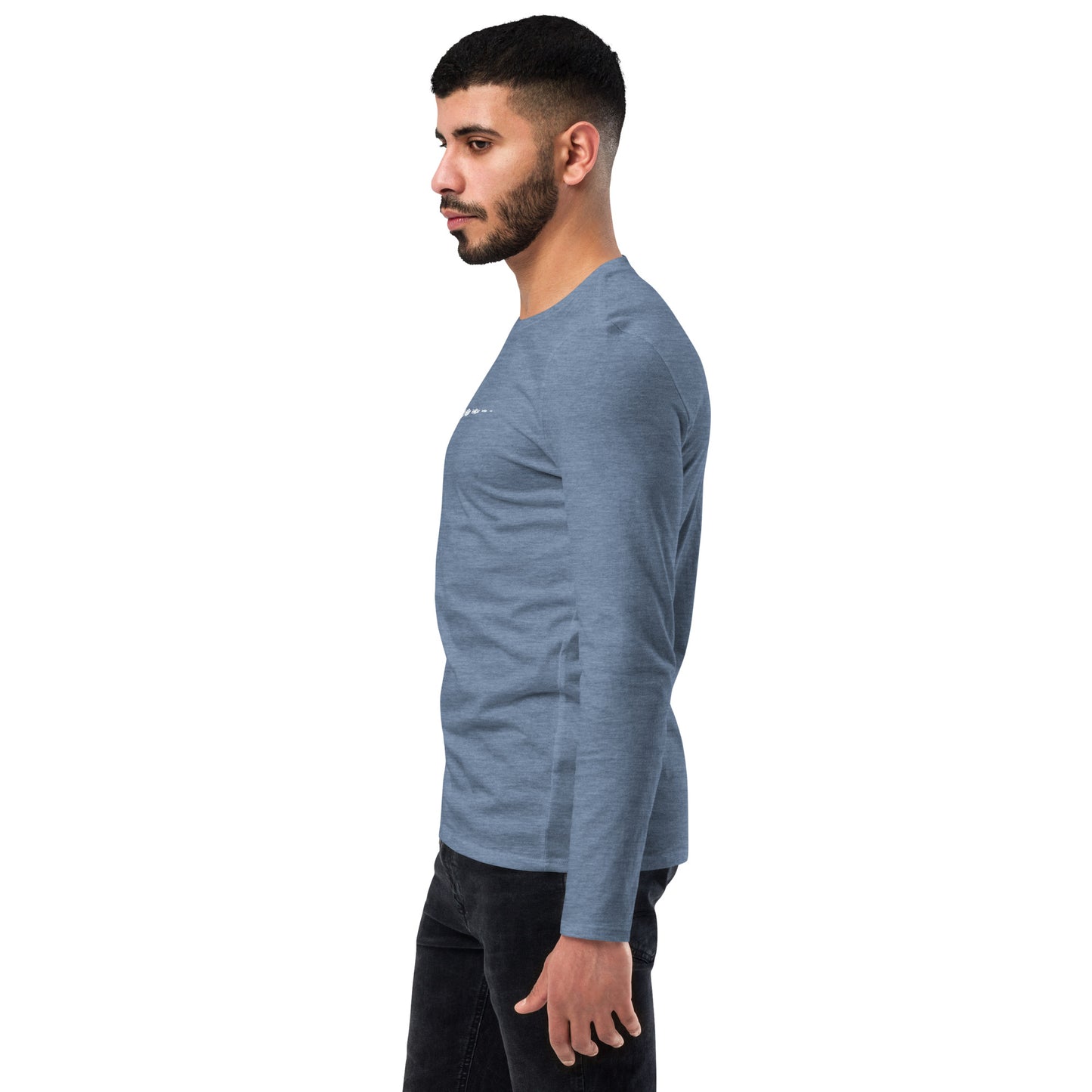 TroutWhistler - Fashion Long Sleeve Shirt | Dark w/ White Multi-Logo