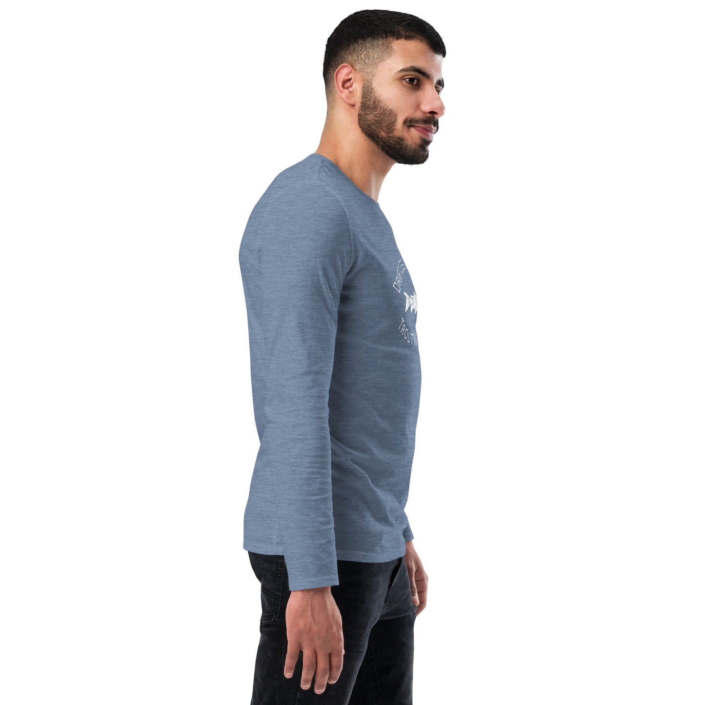 DriftlessWhistler - Fashion Long Sleeve Shirt | Dark w/ White Logo