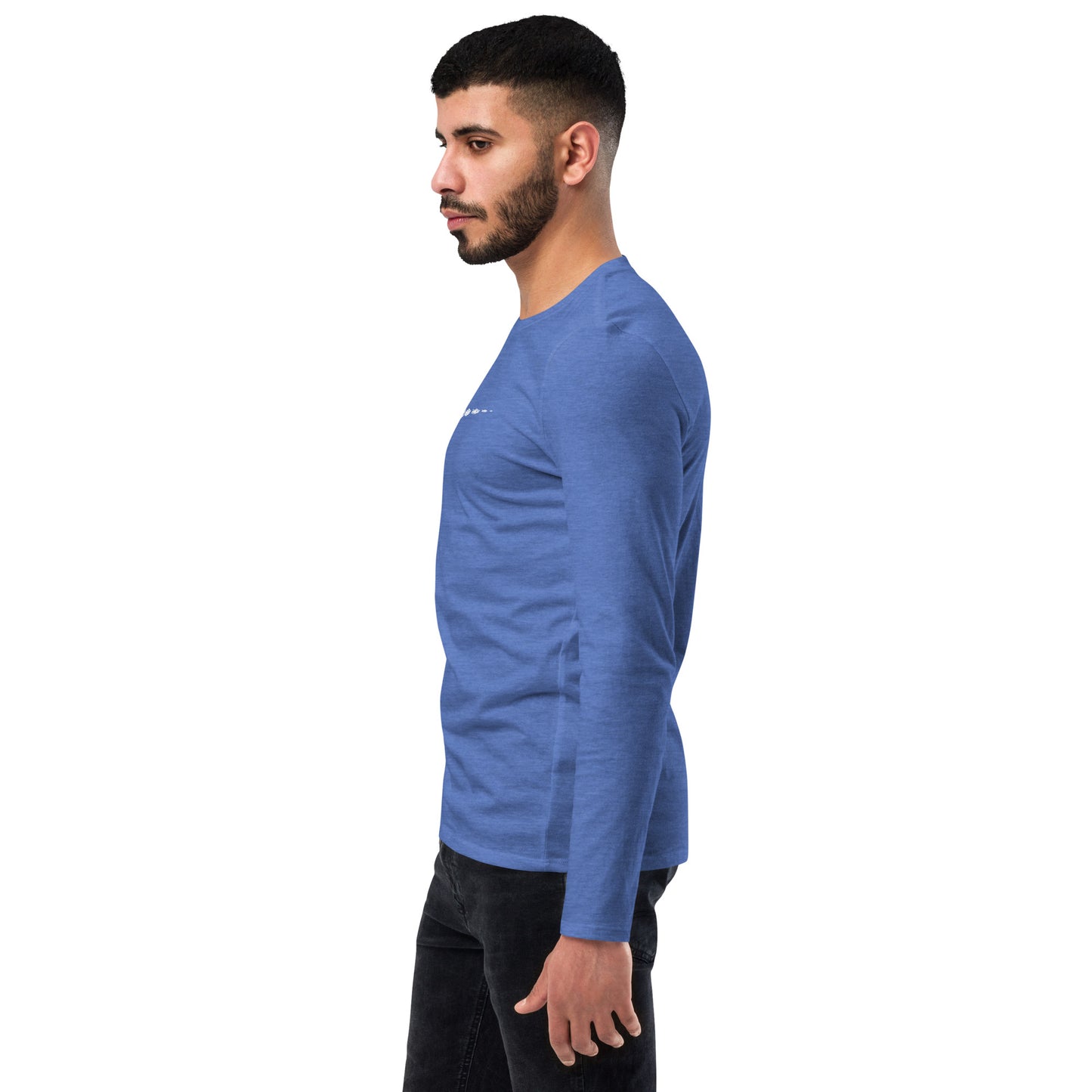 TroutWhistler - Fashion Long Sleeve Shirt | Dark w/ White Multi-Logo