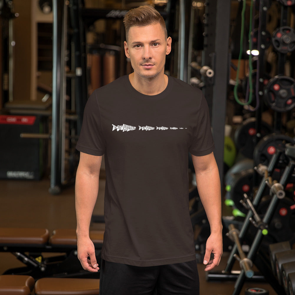 TroutWhistler - Unisex T-shirt | Dark w/ White Multi-Logo
