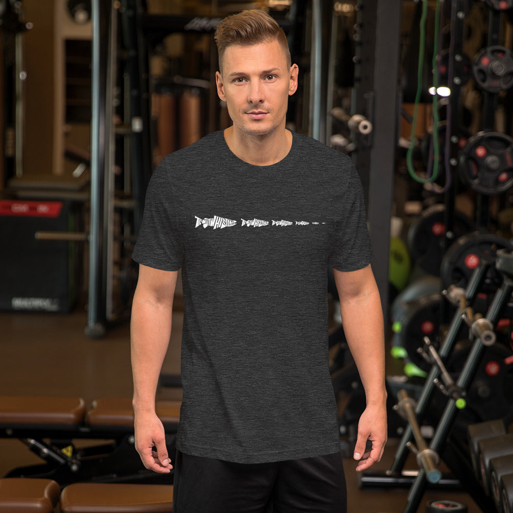 TroutWhistler - Unisex T-shirt | Dark w/ White Multi-Logo