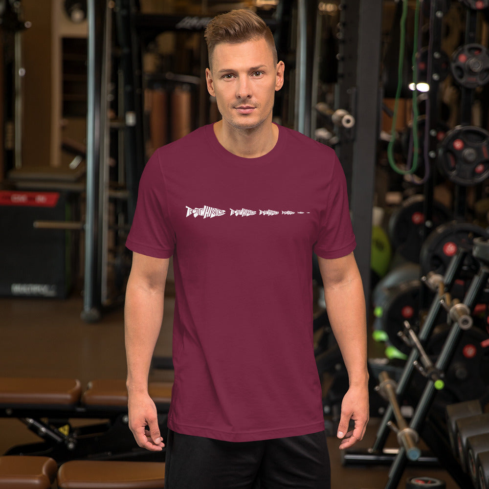 TroutWhistler - Unisex T-shirt | Dark w/ White Multi-Logo