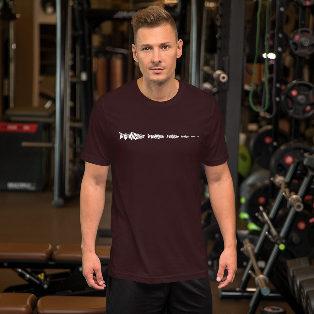 TroutWhistler - Unisex T-shirt | Dark w/ White Multi-Logo