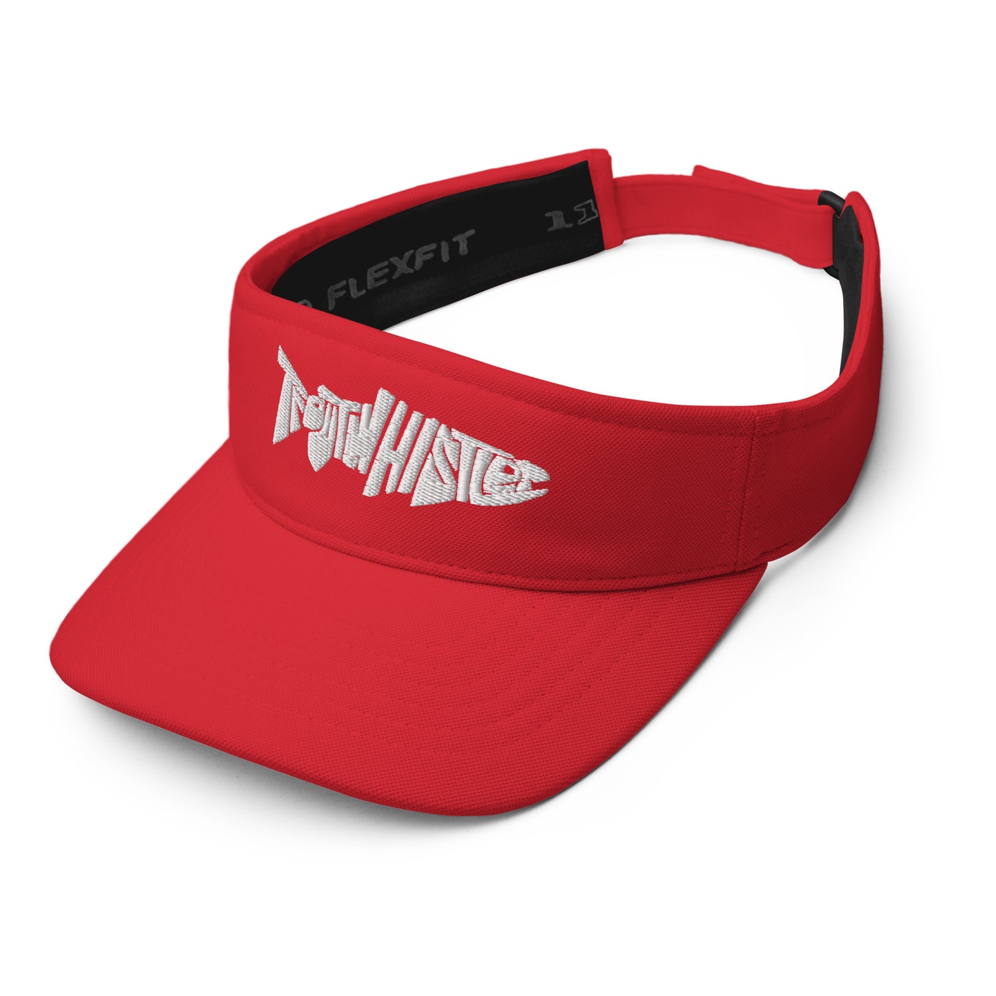 TroutWhistler - Visor | Dark w/ White Logo