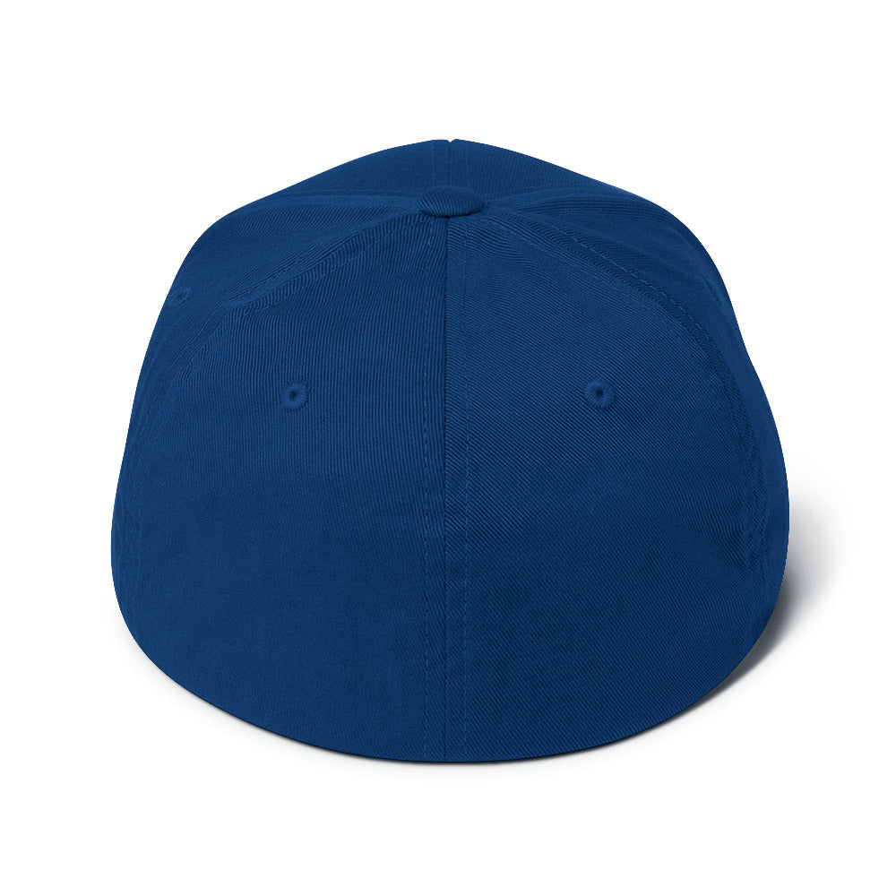 TroutWhistler - Structured Twill Cap | Blue w/ Gold Logo
