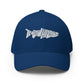 TroutWhistler - Structured Twill Cap | Blue w/ White Logo