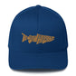 TroutWhistler - Structured Twill Cap | Blue w/ Gold Logo