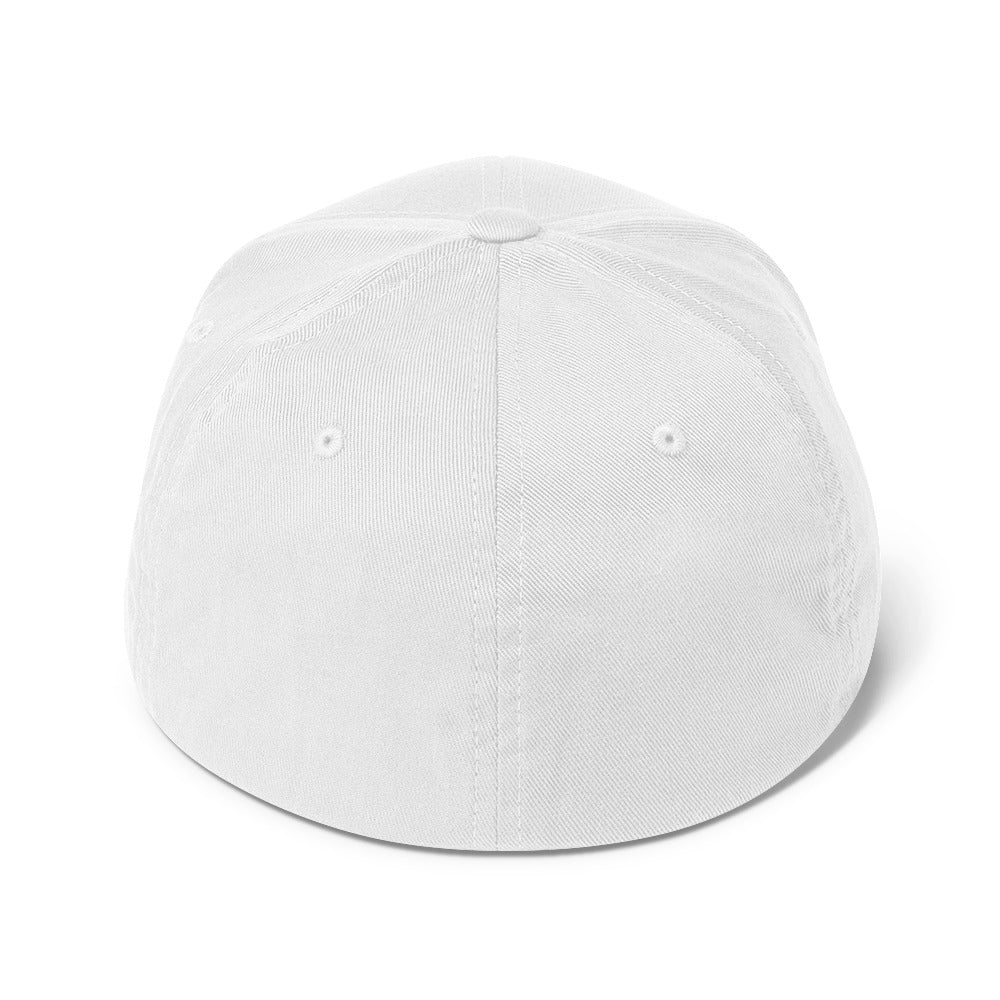 TroutWhistler - Structured Twill Cap | White w/ Red Logo