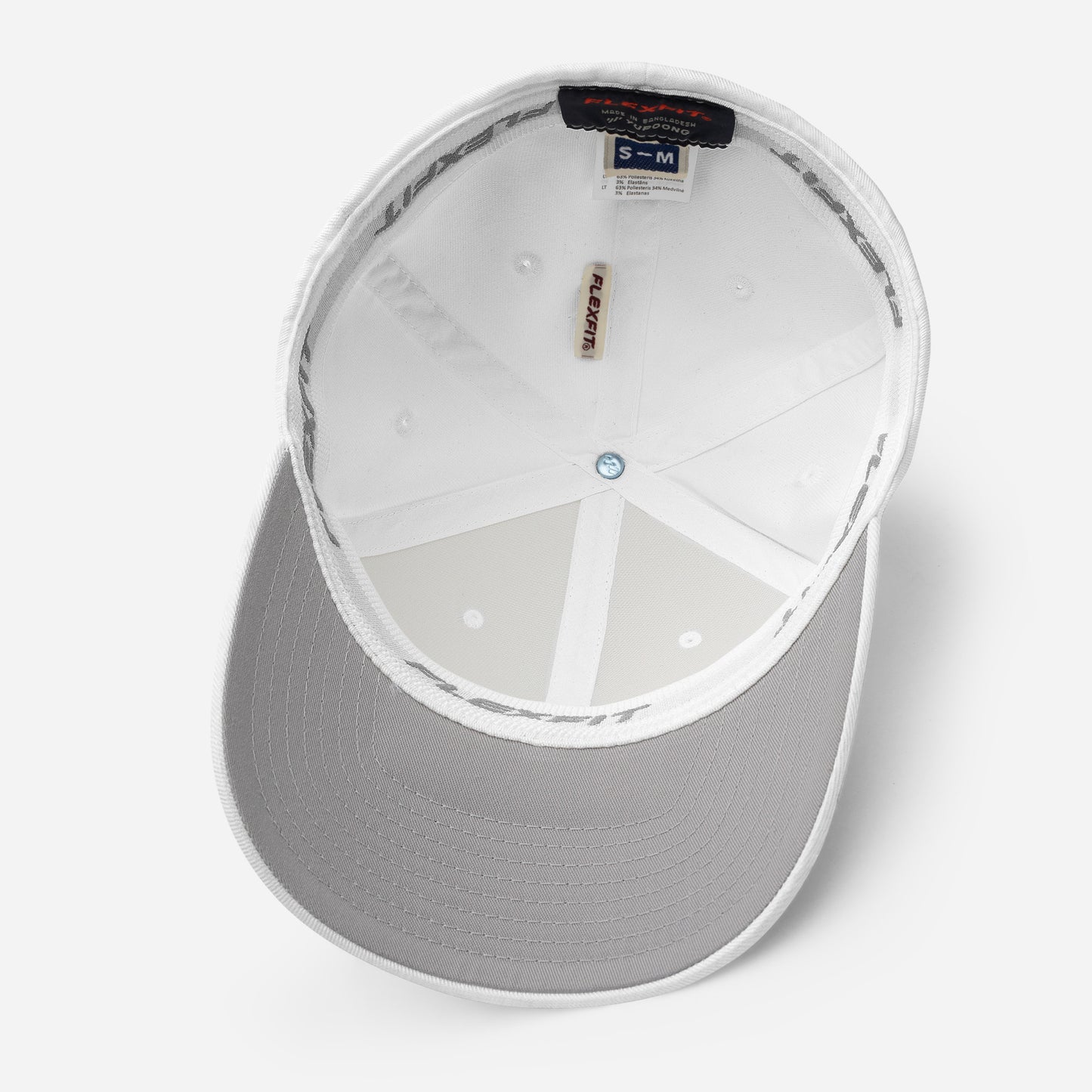TroutWhistler - Structured Twill Cap | White w/ Red Logo