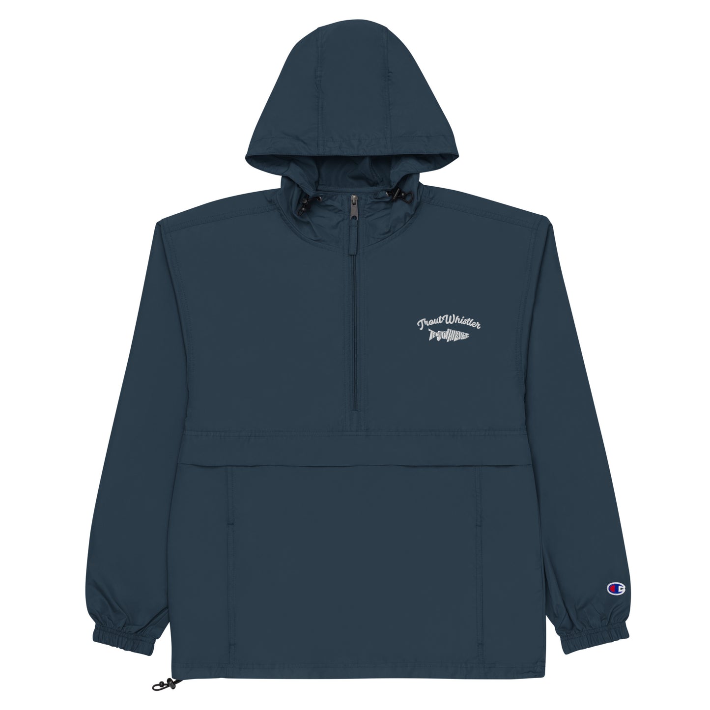 TroutWhistler - Embroidered Champion Packable Jacket | w/ TW & Text Logo