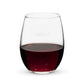 TroutWhistler - Stemless Wine Glass | I'm Hook'd on TroutWhistler Glass
