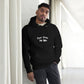 TroutWhistler - Men's Cotton Heritage Hoodies | Black w/ TroutWhistler Logo