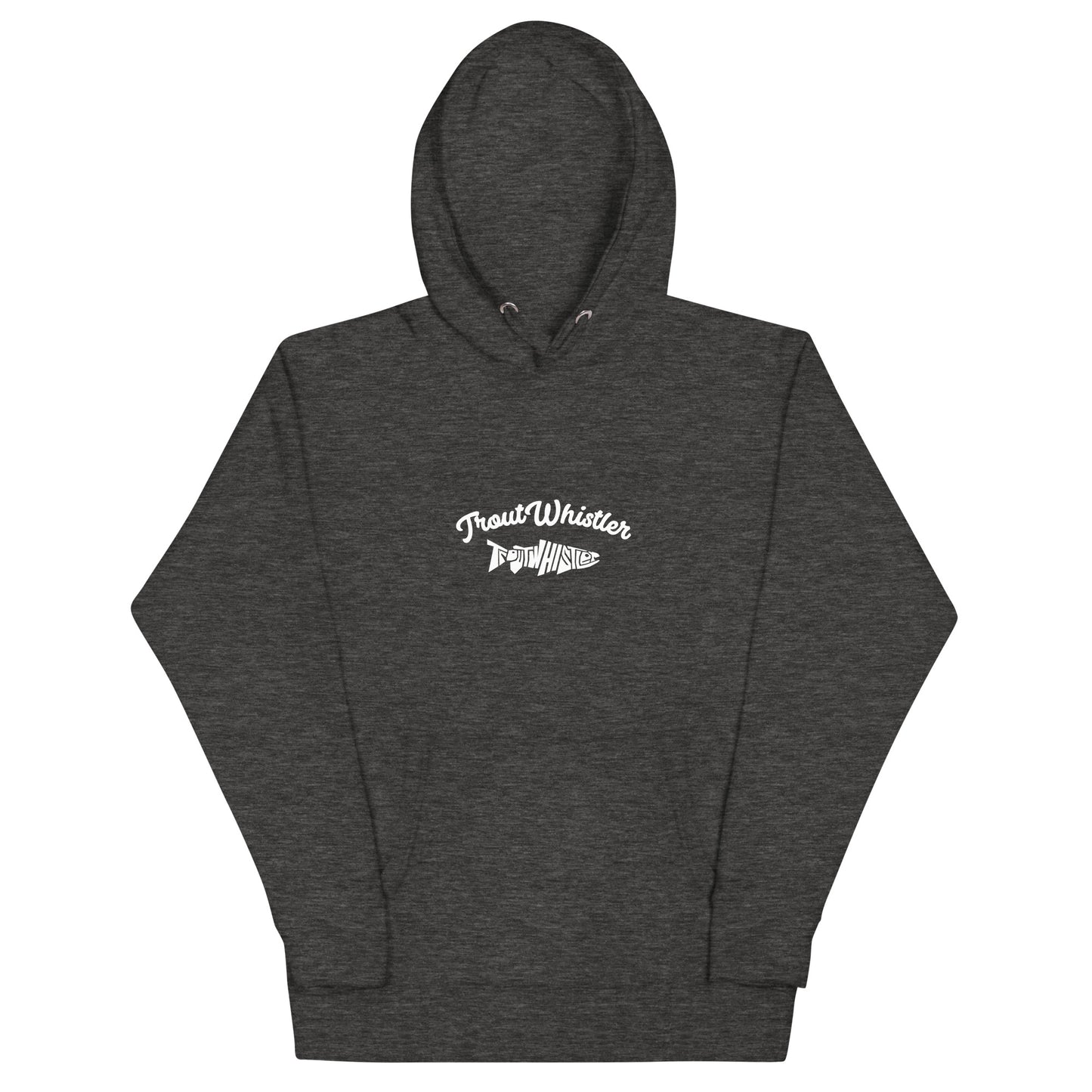 TroutWhistler - Men's Cotton Heritage Hoodies | Black w/ TroutWhistler Logo