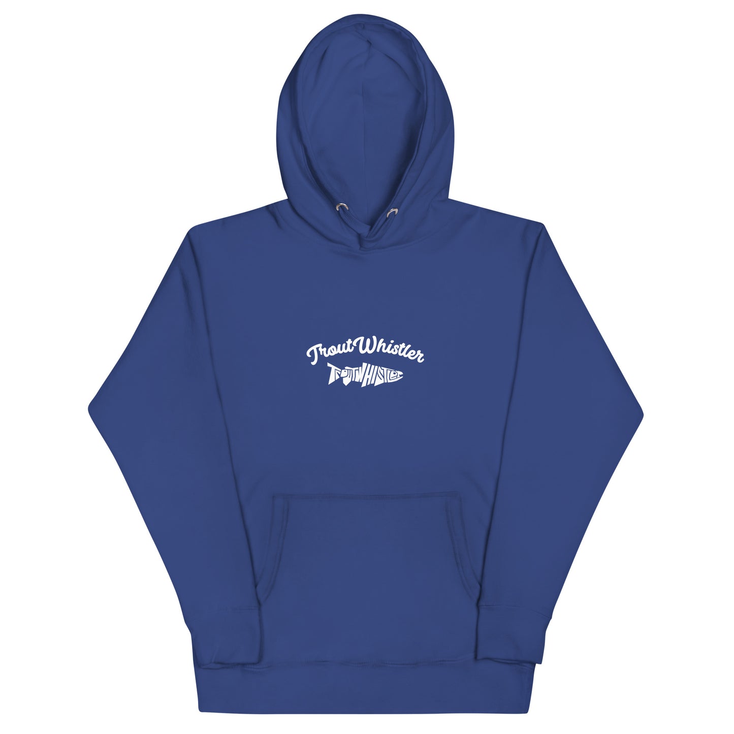 TroutWhistler - Men's Cotton Heritage Hoodies | Black w/ TroutWhistler Logo