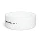 TroutWhistler - Pet Bowl | White W/ Black Multi-Logo
