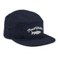 TroutWhistler - 5 Panel Camper | Dark w/ White Logo