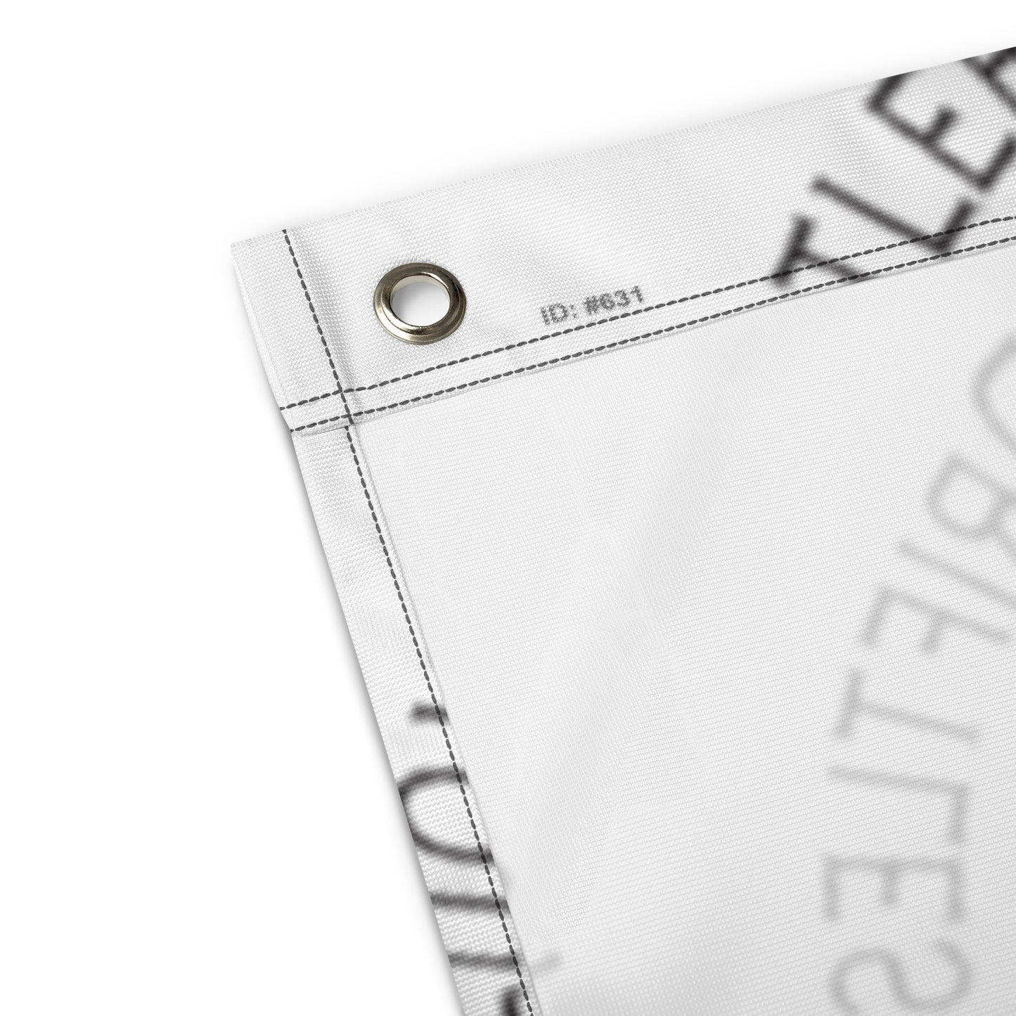 Accessories - DriftlessWhistler Flag | White w/ Black Logo