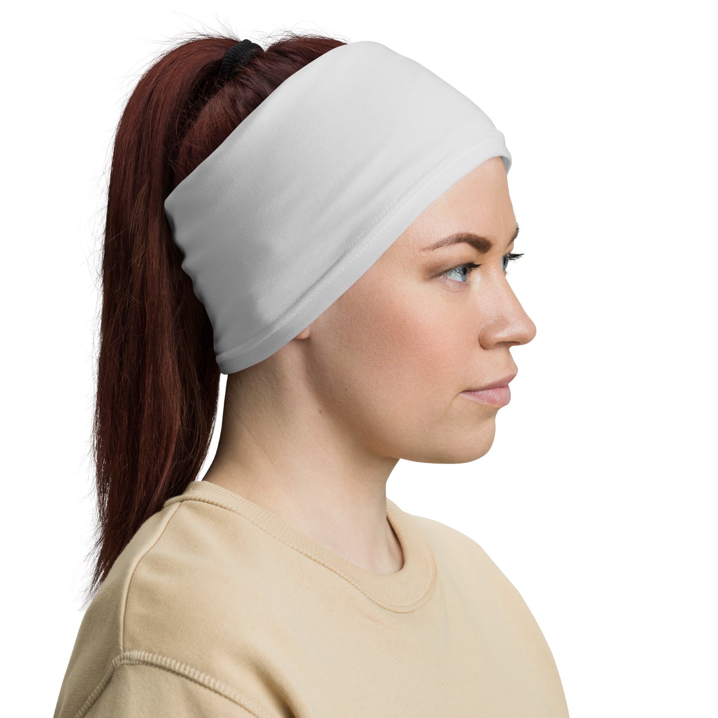 TroutWhistler - Neck Gaiter | Grey W/ Dark Hook