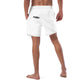 TroutWhistler - Men's Swim Trunks | White w/ Black Logo