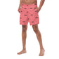 TroutWhistler - Men's Shorts | Trunks Salmon w/ Black Logo