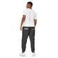 TroutWhistler - Track Pants | Dark w/ Multiple White Logo