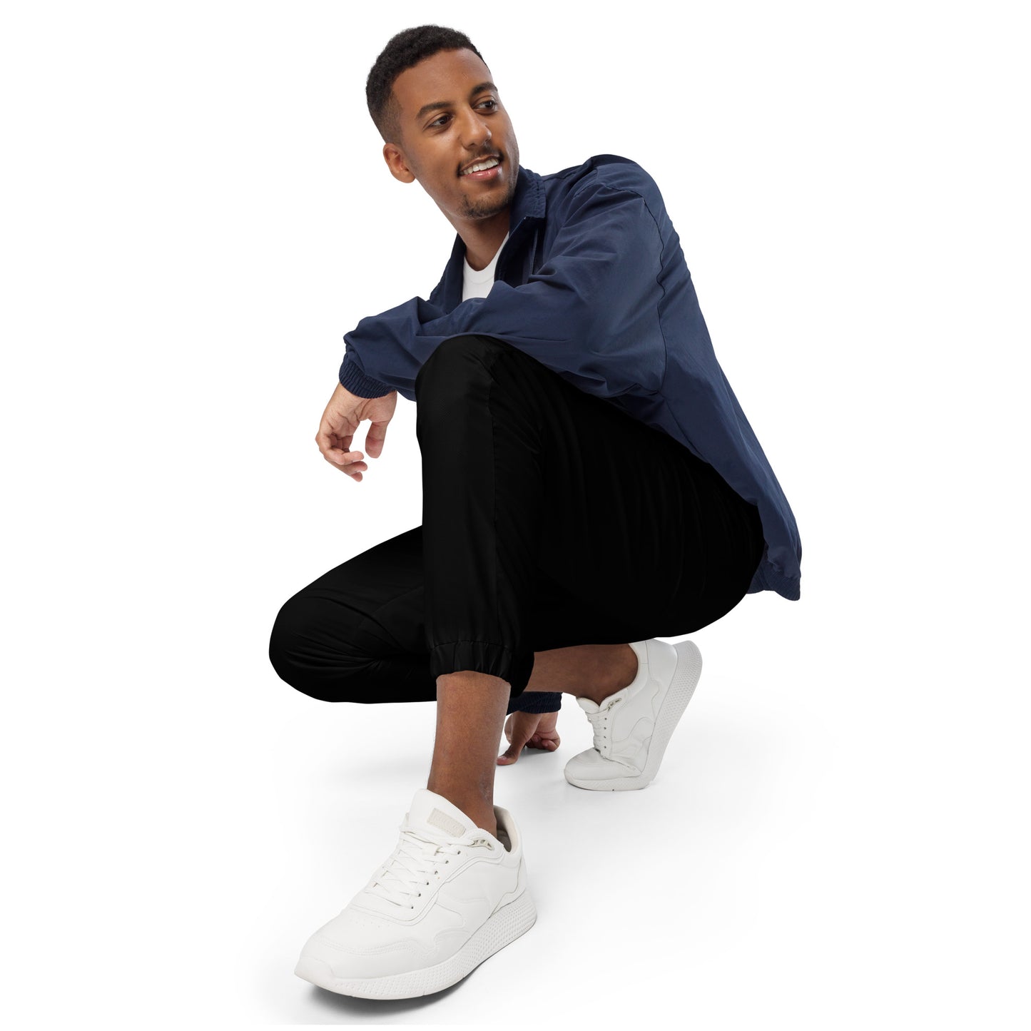 TroutWhistler - Track Pants | Dark w/ White Logo