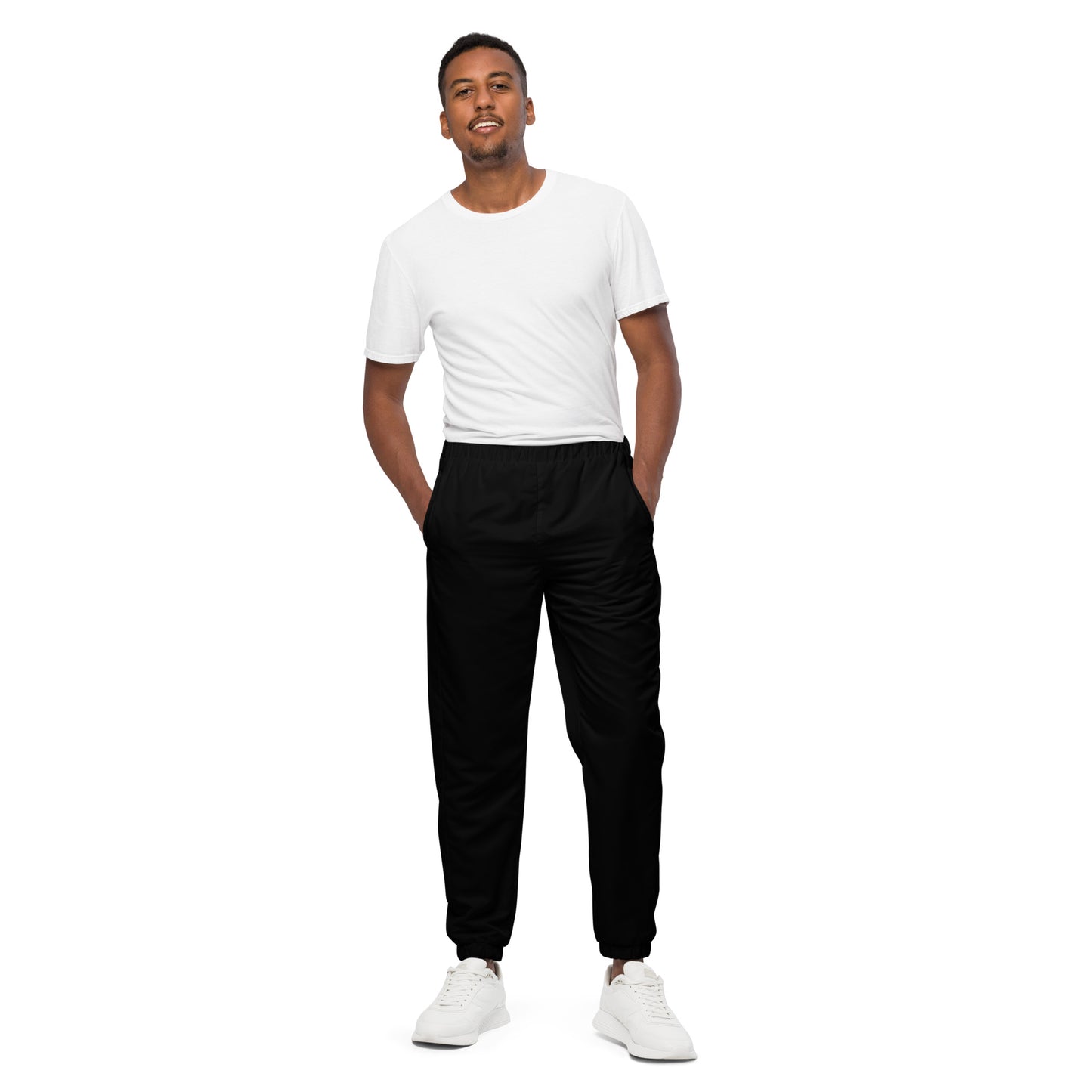 TroutWhistler - Track Pants | Dark w/ White Logo