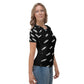 TroutWhistler - Women's Shirt | Black w/ White Logo