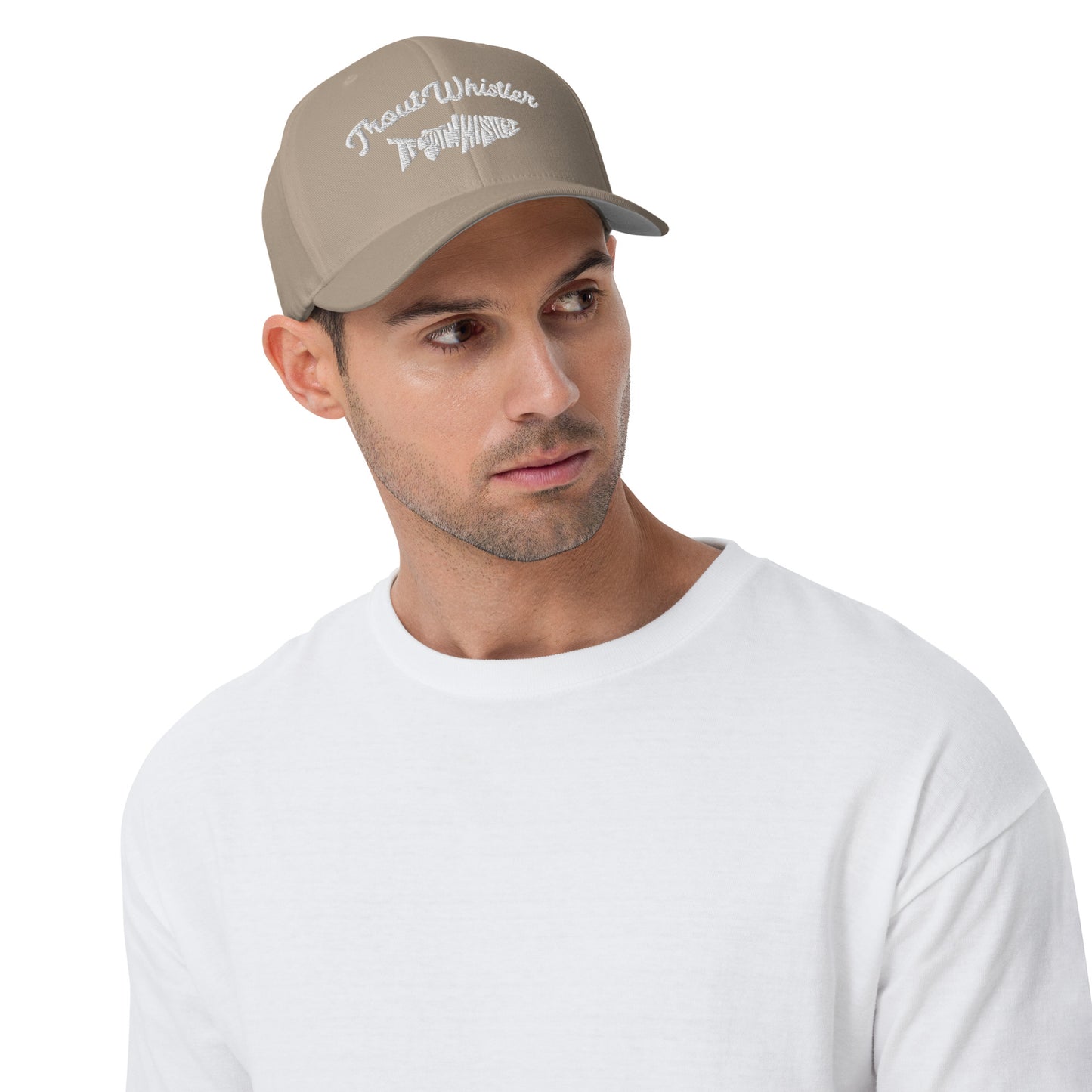 TroutWhistler - Structured Twill Cap | Dark w/ TW logo & Text