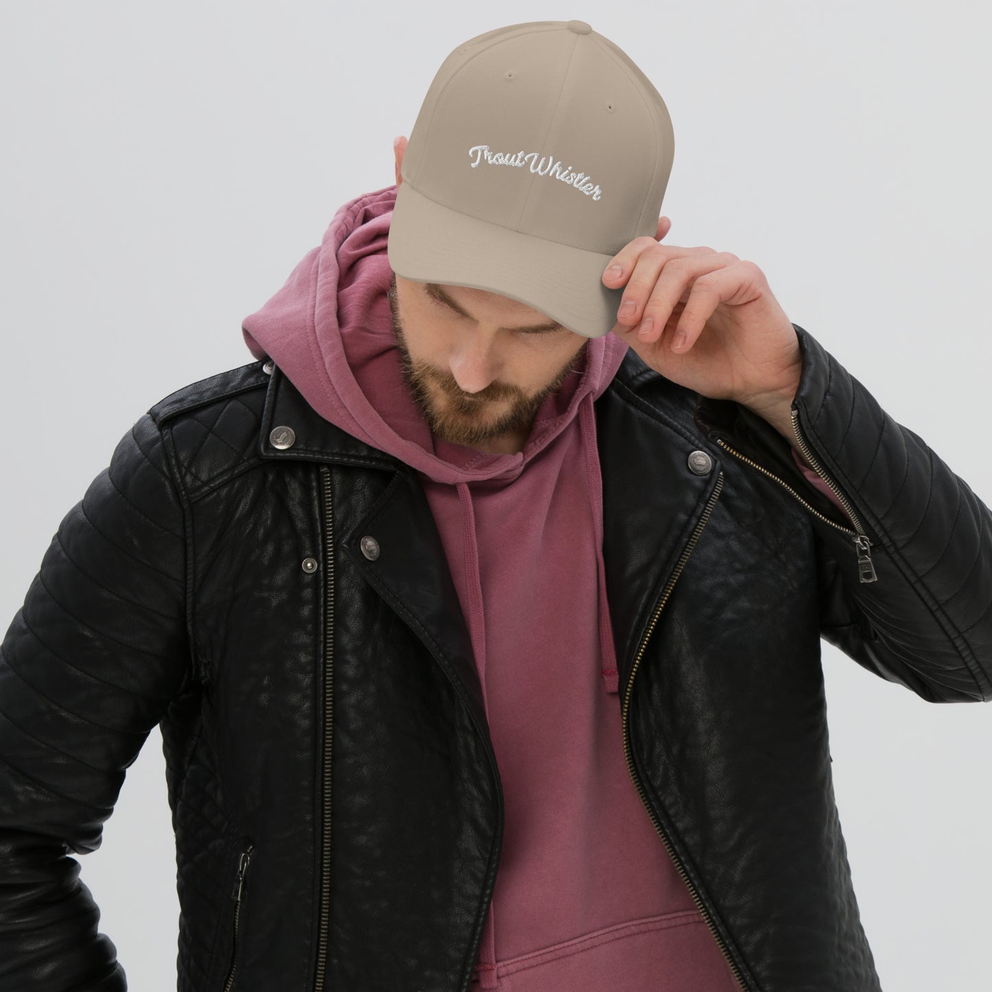 TroutWhistler - Structured Twill Cap | Dark w/ TW Text