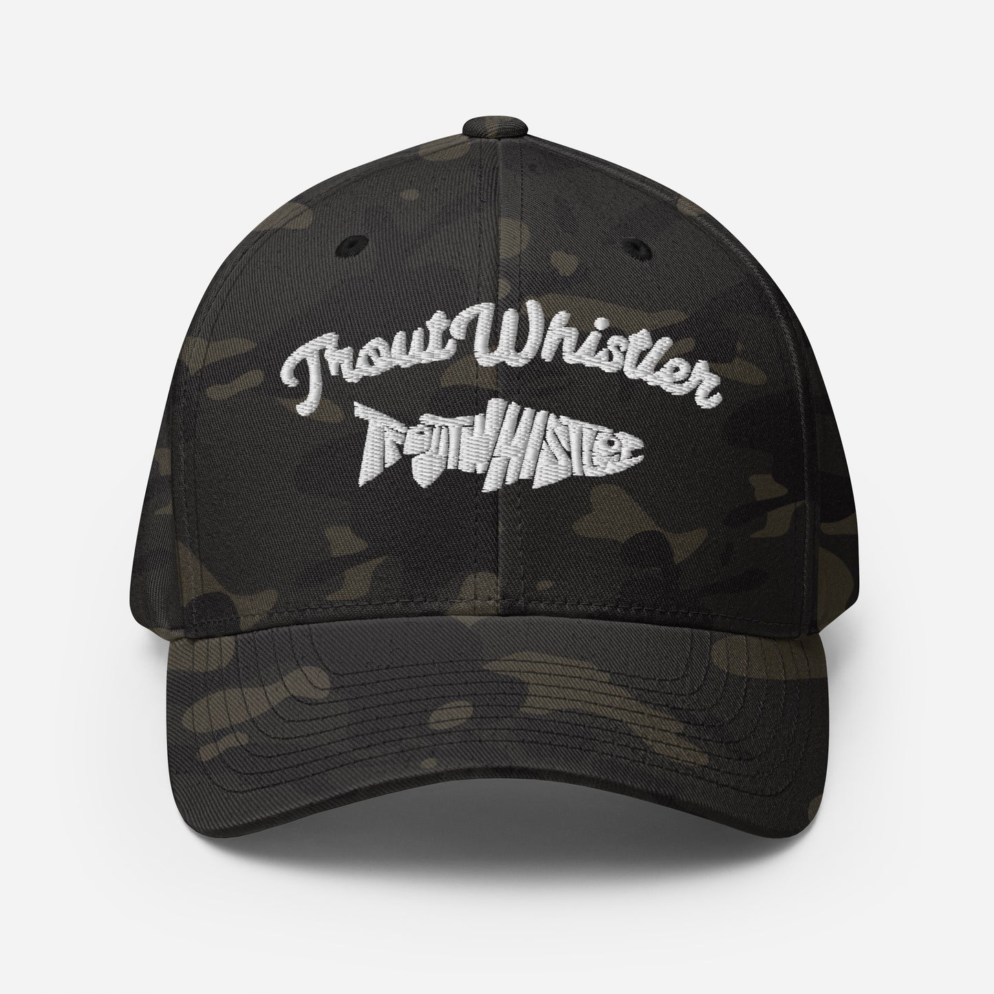 TroutWhistler - Structured Twill Cap | Dark w/ TW logo & Text