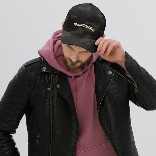 TroutWhistler - Structured Twill Cap | Dark w/ TW Text