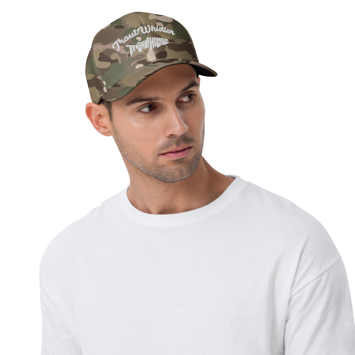 TroutWhistler - Structured Twill Cap | Dark w/ TW logo & Text