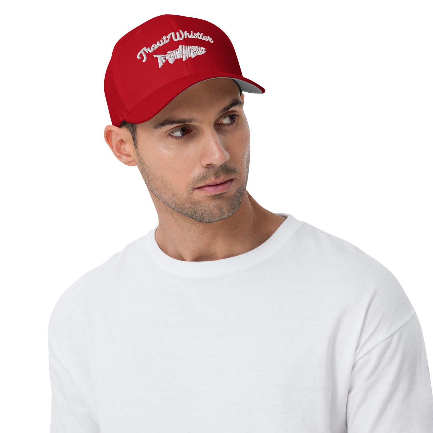 TroutWhistler - Structured Twill Cap | Dark w/ TW logo & Text