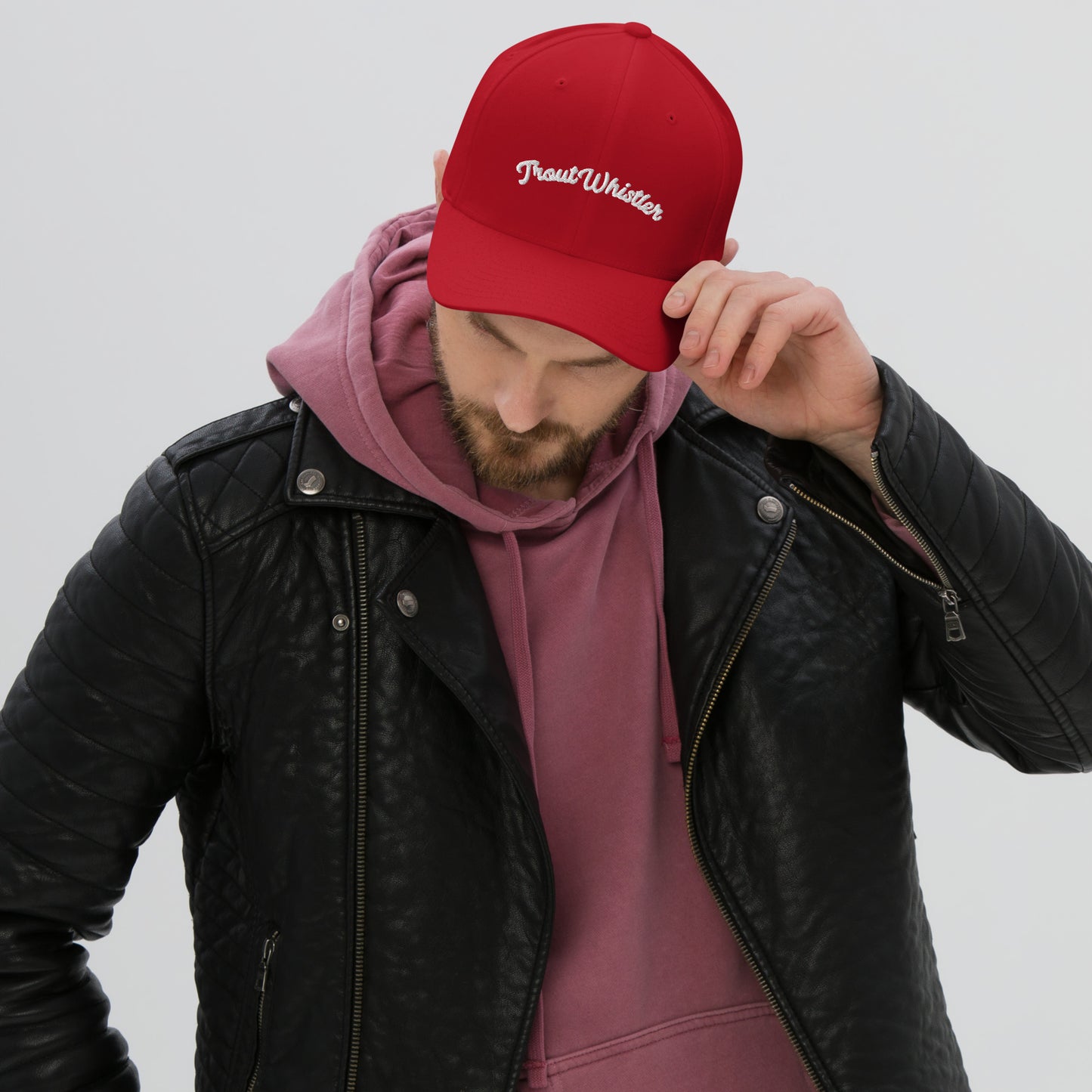 TroutWhistler - Structured Twill Cap | Dark w/ TW Text