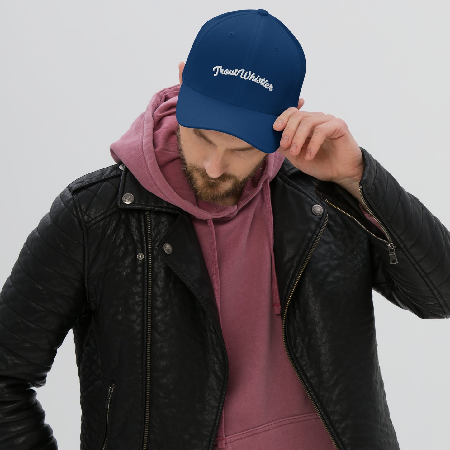 TroutWhistler - Structured Twill Cap | Dark w/ TW Text