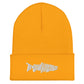TroutWhistler - Cuffed Beanie | Dark w/ White Logo