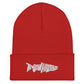 TroutWhistler - Cuffed Beanie | Dark w/ White Logo