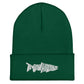 TroutWhistler - Cuffed Beanie | Dark w/ White Logo
