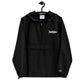 TroutWhistler - Embroidered Champion Packable Jacket | Dark w/ White Logo
