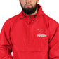 TroutWhistler - Embroidered Champion Packable Jacket | Color w/ White I'm Hooked on TroutWhistler Logo