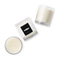 TroutWhistler - Glass Jar Soy Wax Candle - w/ Dark Square TW Logo