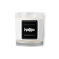 TroutWhistler - Glass Jar Soy Wax Candle - w/ Dark Square TW Logo