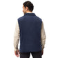 TroutWhistler - Men’s Columbia Fleece Vest | Dark w/ White Logo